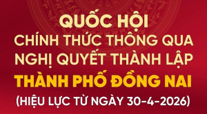 Quốc hội chính thức thông qua Nghị quyết thành lập thành phố...