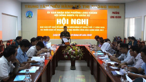 Hội nghị báo cáo kết quả tổ chức thực hiện đăng ký NVQS tuổi 17 năm 2026 và triển khai kế hoạch phúc tra nguồn công dân sẵn sàng nhập ngũ năm 2027