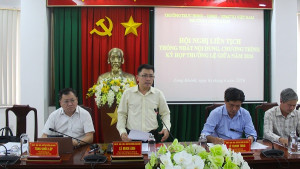 Chủ tịch HĐND phường Long Khánh kết luận hội nghị