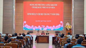 Long Khánh đã đồng loạt tổ chức kỳ sinh hoạt đầu tiên sau khi thực hiện Đề án sắp xếp lại khu phố