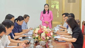 Ban Kinh tế - Ngân sách HĐND phường Long Khánh tổ chức cuộc họp thẩm tra các dự thảo báo cáo, tờ trình