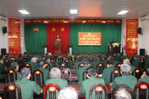 Trung tâm Chính trị Long Khánh khai giảng lớp bồi dưỡng lý luận chính trị và nghiệp vụ dành cho cán bộ Hội Cựu chiến binh cơ sở