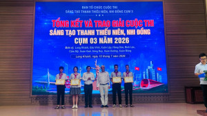 Tổng kết và trao giải Cuộc thi Sáng tạo thanh thiếu niên, nhi đồng cụm số 3  năm 2026