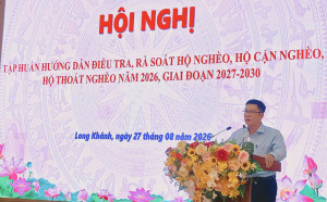 Tập huấn nghiệp vụ rà soát hộ nghèo, hộ cận nghèo năm 2026