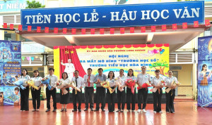 Ra mắt mô hình “Trường học số” tại Trường Tiểu học Hòa Bình
