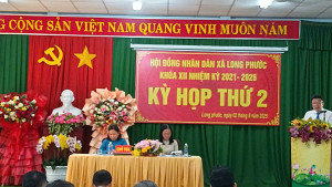 kỳ họp thứ 2 HĐND Xã Long Phước