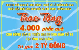 Chuyến xe nghĩa tình của xã Long Thành hướng về Cao Bằng
