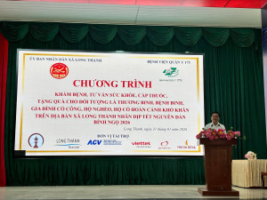 Xã Long Thành tổ chức khám sức khỏe miễn phí, chăm lo Tết...