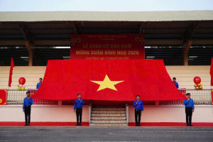 Long Thành trang trọng tổ chức Lễ Chào cờ đầu năm mừng Xuân Bính Ngọ 2026