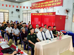 Kết thúc việc bỏ phiếu bầu cử đại biểu Quốc hội khóa XVI và...