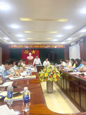 Họp rà soát các nội dung liên quan đến công tác bầu cử Đại...