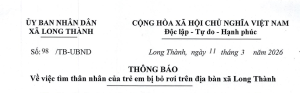 TB 98 tìm thân nhân