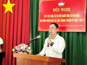 Hội nghị tiếp xúc cử tri, vận động bầu cử tại đơn vị bầu cử...