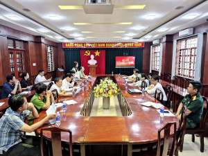 Ủy ban nhân dân xã Long Thành tổ chức cuộc họp rà soát công tác chuẩn bị chương trình bắn pháo hoa chào mừng sự kiện thành lập Phường Long Thành
