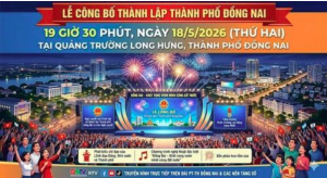 Tổ chức Lễ công bố thành lập Thành phố Đồng Nai.
