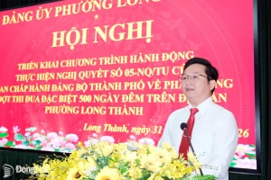 Phường Long Thành: Siết chặt kỷ cương, quyết liệt thi đua cao điểm 500 ngày đêm