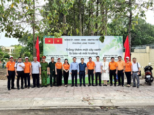 Tổ chức trồng cây xanh nhân kỷ niệm 136 năm ngày sinh Chủ tịch Hồ Chí Minh