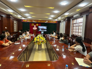 UBND phường Long Thành tham dự Hội nghị trực tuyến hướng dẫn...