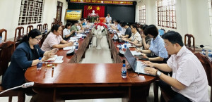Công an phường Long Thành và NHCSXH Long Thành nhằm tăng cường phối hợp trong công tác bảo đảm an ninh, trật tự và triển khai hiệu quả tín dụng chính sách xã hội
