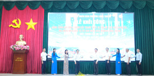 Phường Long Thành long trọng tổ chức Lễ khởi công công trình "Sửa chữa, nâng cấp trang thiết bị Trụ sở làm việc"