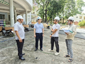 ĐẨY NHANH TIẾN ĐỘ THI CÔNG CÁC CÔNG TRÌNH ĐẦU TƯ CÔNG TRÊN ĐỊA BÀN PHƯỜNG LONG THÀNH