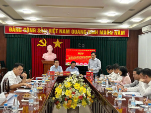UBND phường Long Thành làm việc với Sở Giáo dục và đào tạo...