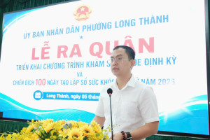 Lễ ra quân triển khai Chương trình khám sức khỏe định kỳ và...