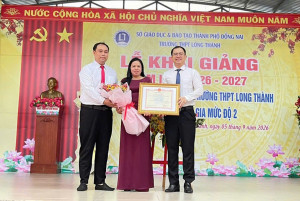 Gần 17.000 học sinh phường Long Thành rộn ràng bước vào năm...