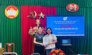 Chi hội Phụ nữ khu phố Bình Sơn 1 vừa tổ chức Lễ ra mắt “Tổ...