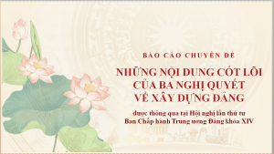 Đảng ủy phường tổ chức điểm cầu trực tuyến tham dự Hội nghị...