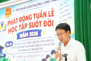 Phường Long Thành hưởng ứng Tuần lễ học tập suốt đời năm...