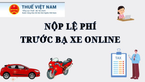 Hướng dẫn nộp lệ phí trước bạ online