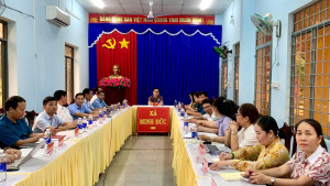 XÃ MINH ĐỨC THAM DỰ HỘI NGHỊ SƠ KẾT MÔ HÌNH CHÍNH QUYỀN ĐỊA PHƯƠNG 2 CẤP