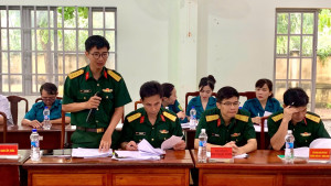 XÃ MINH ĐỨC TỔ CHỨC HỘI NGHỊ XÉT DUYỆT TIÊU CHUẨN TUYỂN CHỌN, GỌI CÔNG DÂN NHẬP NGŨ NĂM 2026