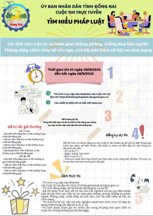 Sắp diễn ra Cuộc thi trực tuyến tìm hiểu pháp luật năm 2025