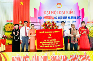 ĐẠI HỘI ĐẠI BIỂU MẶT TRẬN TỔ QUỐC VIỆT NAM XÃ MINH ĐỨC LẦN THỨ I, NHIỆM KỲ 2025 – 2030