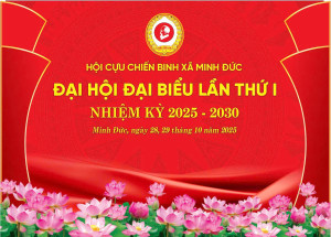 XÃ MINH ĐỨC SẴN SÀNG TỔ CHỨC ĐẠI HỘI ĐẠI BIỂU HỘI CỰU CHIẾN BINH LẦN THỨ I, NHIỆM KỲ 2025–2030