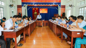 XÃ MINH ĐỨC TỔ CHỨC HỘI NGHỊ XÉT DUYỆT TIÊU CHUẨN TUYỂN CHỌN, GỌI CÔNG DÂN NHẬP NGŨ NĂM 2027.