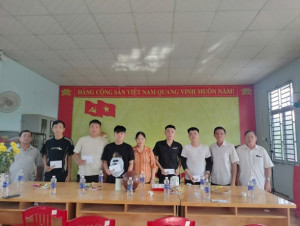 CHI BỘ, BAN ẤP, BAN CÔNG TÁC MẶT TRẬN ẤP 2A GẶP MẶT, THĂM HỎI VÀ TẶNG QUÀ THANH NIÊN NHẬP NGŨ NĂM 2026