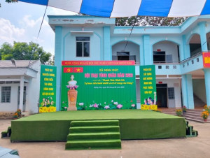 KHÍ THẾ CHUẨN BỊ HỘI TRẠI TÒNG QUÂN XÃ MINH ĐỨC (ngày 03/3 và 04/3)