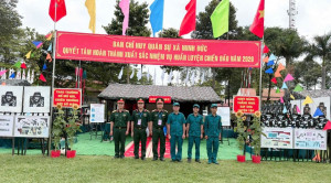 BAN CHỈ HUY QUÂN SỰ XÃ MINH ĐỨC ĐẠT GIẢI NHÌ HỘI THI MÔ HÌNH HỌC CỤ HUẤN LUYỆN NĂM 2026