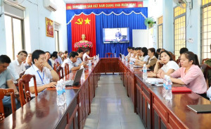 XÃ MINH ĐỨC THAM GIA HỘI NGHỊ TOÀN QUỐC TẬP HUẤN PHẦN MỀM PHỤC VỤ CÔNG TÁC BẦU CỬ