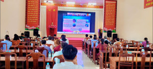 XÃ MINH ĐỨC DỰ HỘI NGHỊ TRỰC TUYẾN BÁO CÁO VIÊN THƯỜNG KỲ THÁNG 3/2026