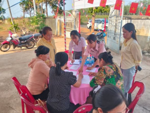 ẤP 1A DIỄN TẬP CÔNG TÁC BẦU CỬ ĐẠI BIỂU QUỐC HỘI KHÓA XVI VÀ ĐẠI BIỂU HĐND CÁC CẤP NHIỆM KỲ 2026–2031