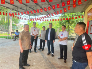 ĐỒNG CHÍ NGUYỄN MINH HỢI – ỦY VIÊN BAN THƯỜNG VỤ TỈNH ỦY, TRƯỞNG BAN NỘI CHÍNH TỈNH ỦY KIỂM TRA CÔNG TÁC CHUẨN BỊ BẦU CỬ TẠI XÃ MINH ĐỨC