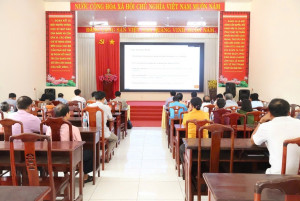 MINH ĐỨC DỰ HỘI NGHỊ TRỰC TUYẾN TOÀN QUỐC TỔNG KẾT CÔNG TÁC BẦU CỬ NHIỆM KỲ 2026 – 2031.