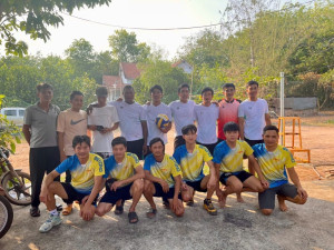 SÔI NỔI GIẢI BÓNG CHUYỀN TỔ 6 ẤP CHÀ LON – KHÍ THẾ CHÀO MỪNG 54 NĂM GIẢI PHÓNG XÃ MINH ĐỨC