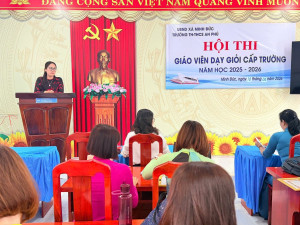 TỔNG KẾT HỘI THI GIÁO VIÊN DẠY GIỎI CẤP TRƯỜNG NĂM HỌC 2025 – 2026