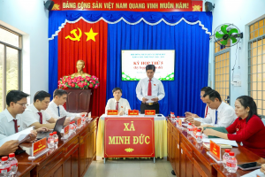XÃ MINH ĐỨC TỔ CHỨC KỲ HỌP THỨ 5 HĐND XÃ KHÓA XIII, NHIỆM KỲ 2026 – 2031 (KỲ HỌP CHUYÊN ĐỀ).