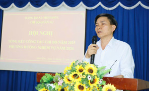 HỘI NGHỊ TỔNG KẾT CHI BỘ QUÂN SỰ NĂM 2025, TRIỂN KHAI PHƯƠNG HƯỚNG NHIỆM VỤ NĂM 2026.